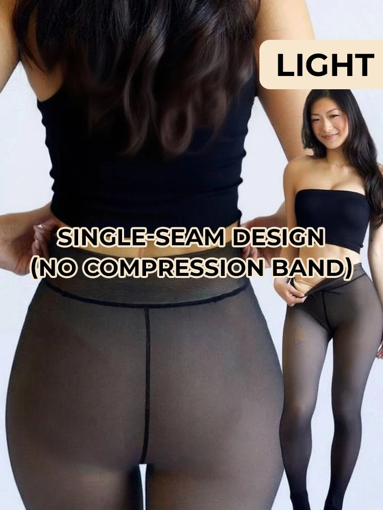Magic Bare-Leg Look Fleece Lined Tights
