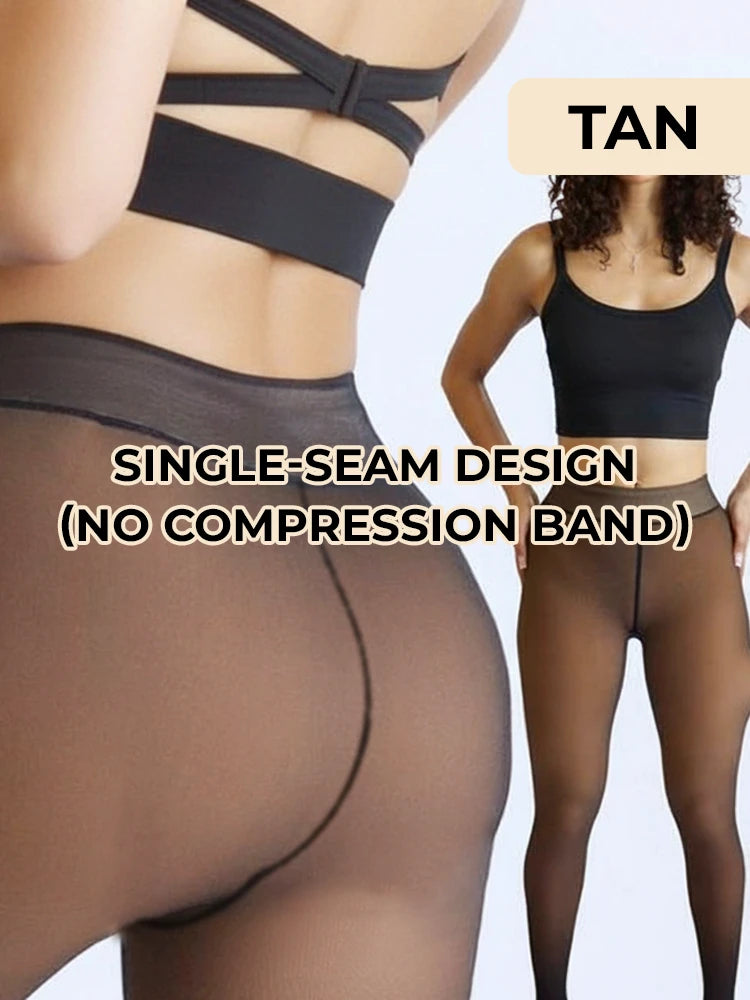 Magic Bare-Leg Look Fleece Lined Tights