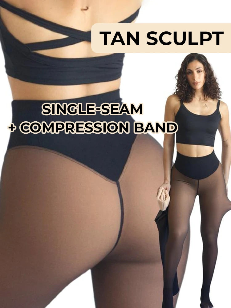 Magic Bare-Leg Look Fleece Lined Tights