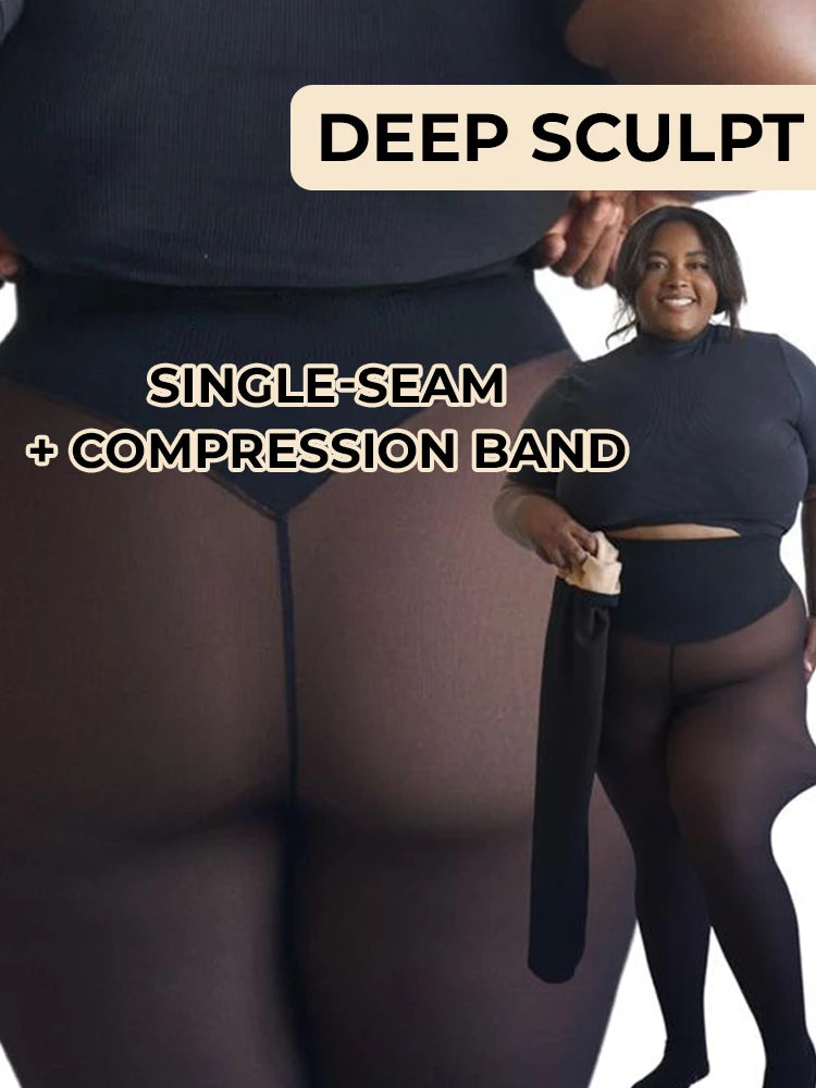 Magic Bare-Leg Look Fleece Lined Tights