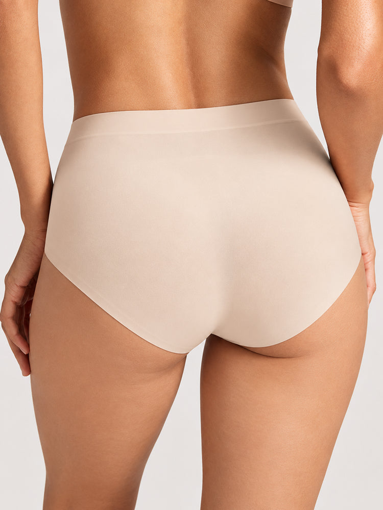 5-Pack Women's Seamless High Waist X-Shape Tummy Control Panties