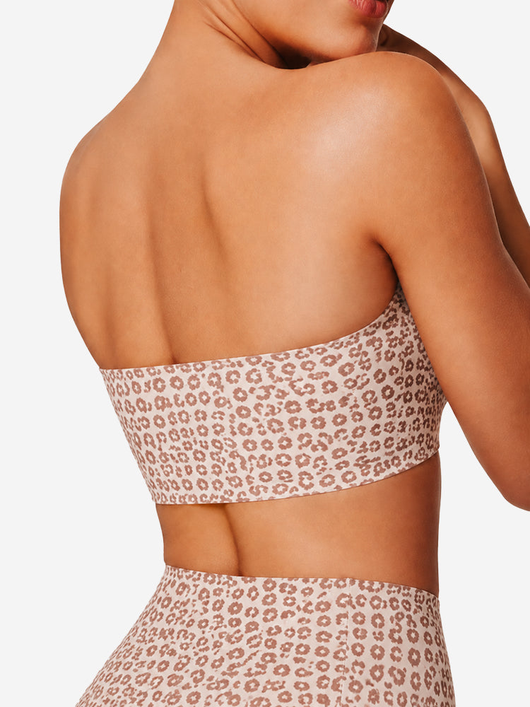 Plus-Size Women's Strapless Double Front Clasp Push-Up Bra (Fits D/DD/F/G/H Cups)