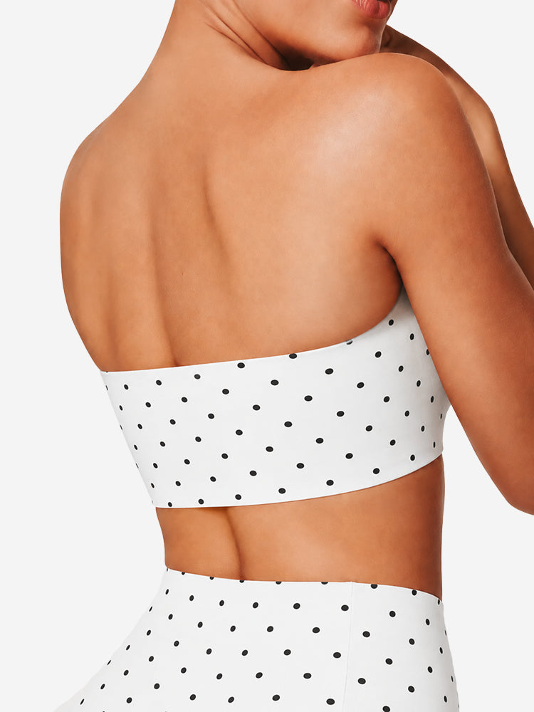 Plus-Size Women's Strapless Double Front Clasp Push-Up Bra (Fits D/DD/F/G/H Cups)