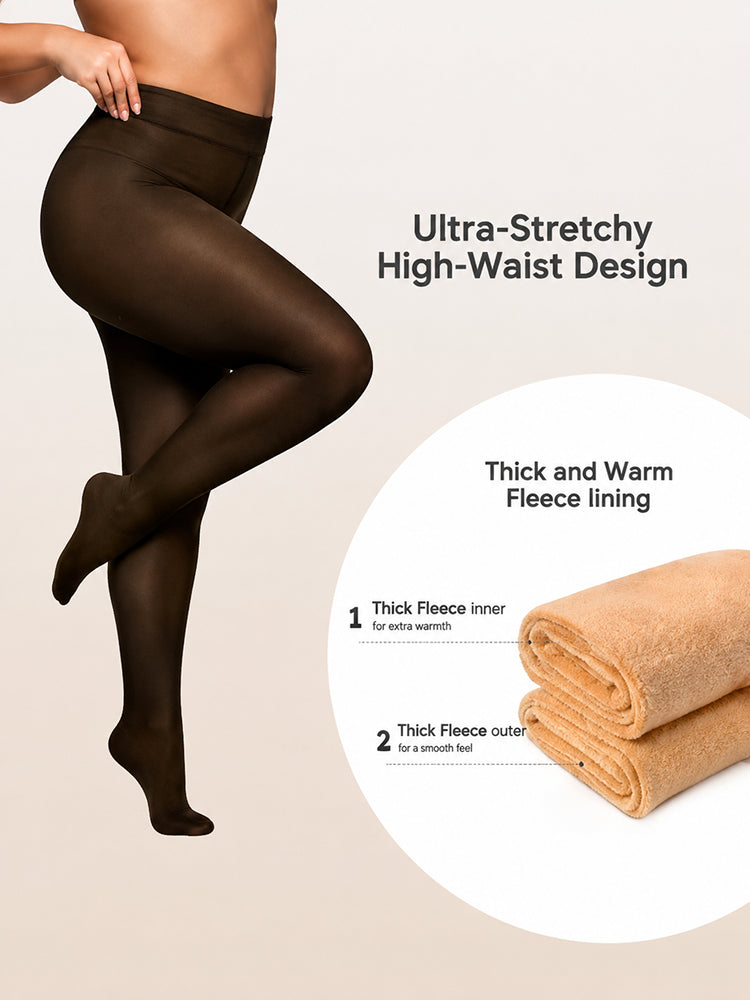 Magic Bare-Leg Look Fleece Lined Tights