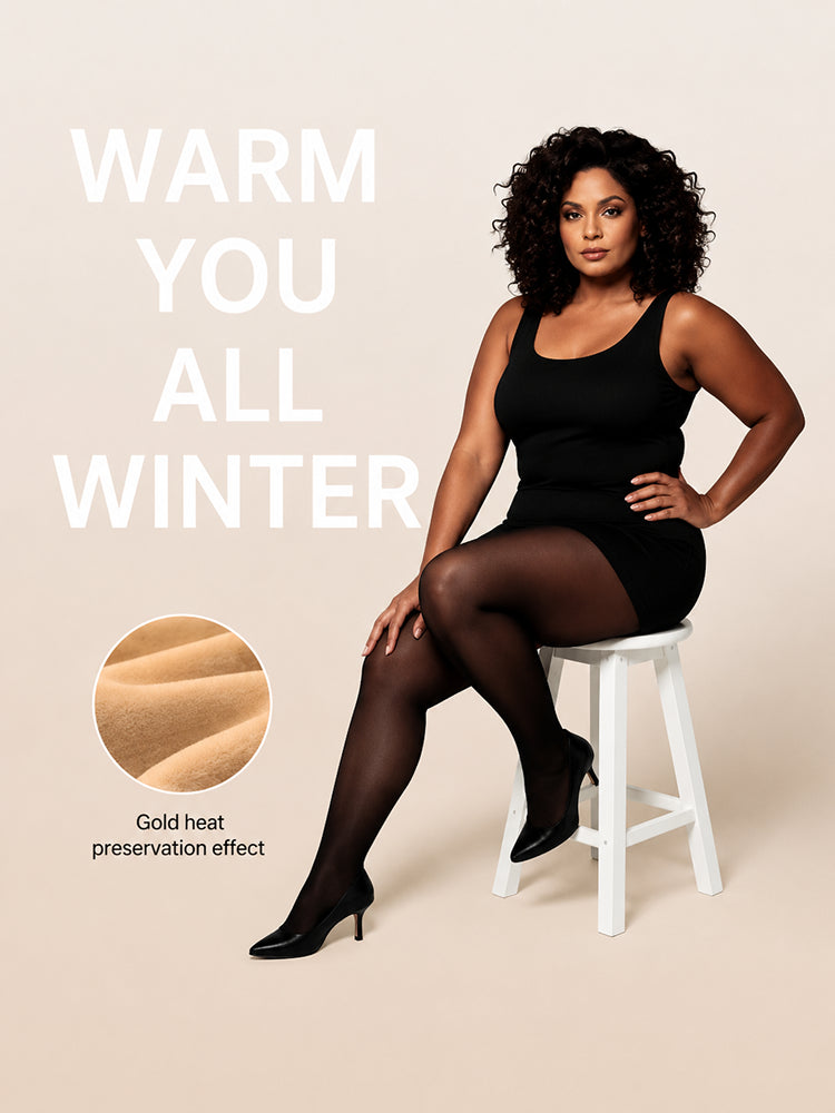 Magic Bare-Leg Look Fleece Lined Tights